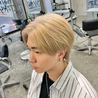 ミディアム カラー メンズ メンズ特化美容師/ 藤戸 椋のヘアスタイル