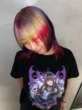 ミディアム カラー L&Co. BY LUCKHAIR所属・デザイン/モード⟡ ゆうのヘアスタイル