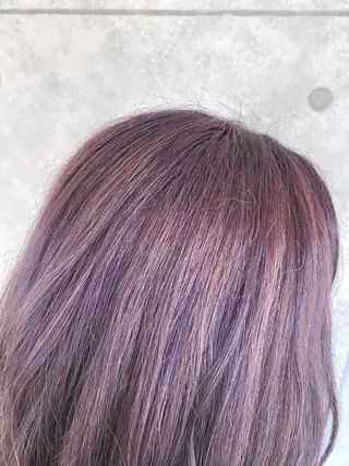 セミロング カラー ベージュ指名No1 加賀詩織のヘアスタイル