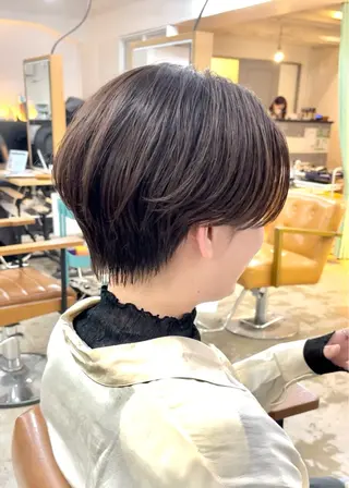 ショート カラー SALOWIN 横浜 8F所属・ショートヘア、ボブ こやさん　コヤマのヘアスタイル