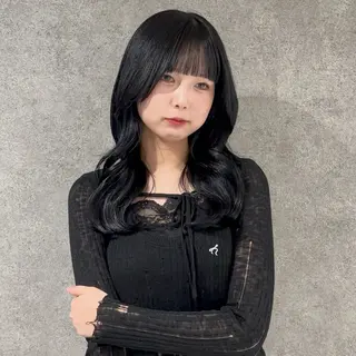 セミロング カラー ブリーチ無しダブル カラー / LINAのヘアスタイル