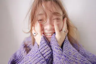 ミディアム カラー newibelsia 名駅のヘアスタイル