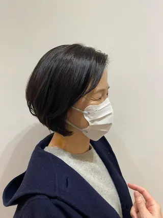 ショート カラー 大人かわいい×艶髪 🤍塩川のヘアスタイル