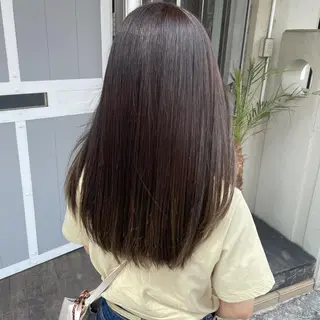 セミロング miloc那覇 MIKUのヘアスタイル