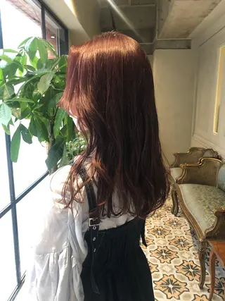 セミロング 原 菜帆のヘアスタイル