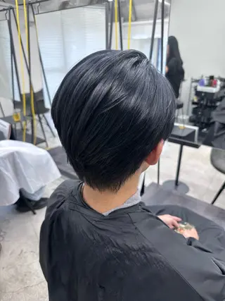 ショート カラー メンズ カット/パーマ メンズ😎ともかのヘアスタイル