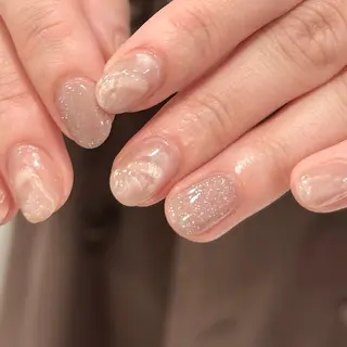 ネイル 𓂃toi. 儚げnuanceのネイルデザイン