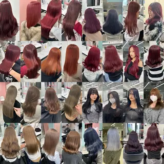 ロング カラー エフェクトブリーチ／ レイヤーカット／翔のヘアスタイル