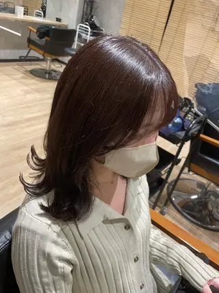 ミディアム トレンド透明感カラー ☘️大貫 昂涼🐹のヘアスタイル