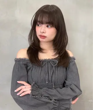 セミロング 大宮/縮毛矯正🫧 古川 美涼のヘアスタイル