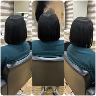 ミディアム カラー カラーダメージが艶々 『ケア特化店』KONのヘアスタイル