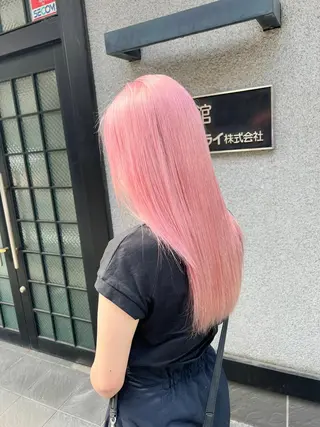 ロング カラー Via officialのヘアスタイル