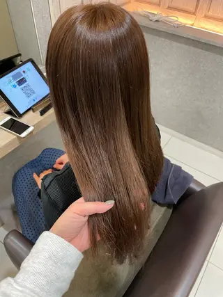 セミロング F.所属・miku 🍑髪質改善サロンのヘアスタイル