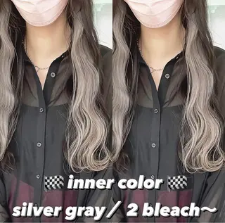 カラー 渋谷:インナーカラー ／🍒エリカ🍒のヘアスタイル