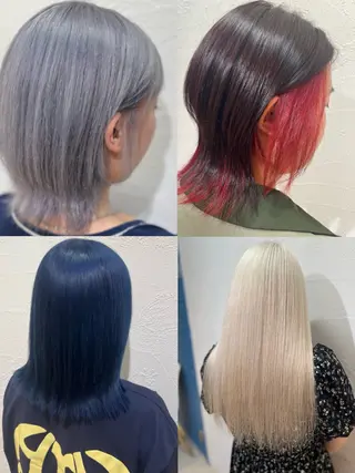 ロング カラー 髪質改善縮毛矯正× 艶髪カラー板垣智大のヘアスタイル