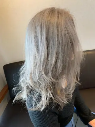 セミロング カラー 山本 貴弘のヘアスタイル