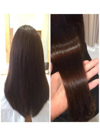 ロング カラー ツヤ髪専門美容師 桑原 和誠のヘアスタイル