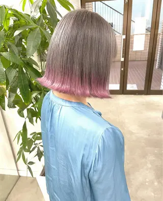 ミディアム カラー 2nd所属・🤍2nd🤍田所 美希のヘアスタイル