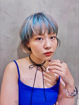 ショート カラー Ｖｉｏｔ  銀座 樋口 桃佳のヘアスタイル