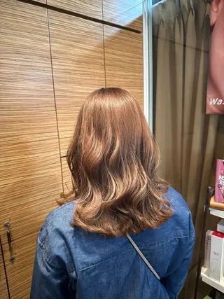 セミロング カラー 【creer】 Haruのヘアスタイル
