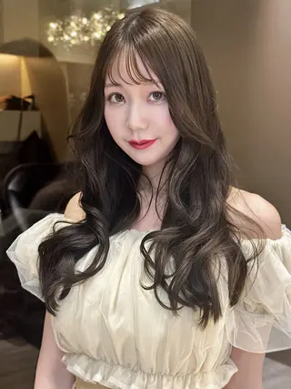 カラー レイヤー/韓国❣️ 美髪矯正/おばかんのヘアスタイル