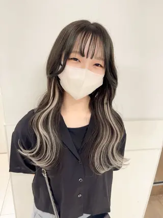 ロング りおな/エクステ /ミルクティーカラーのヘアスタイル