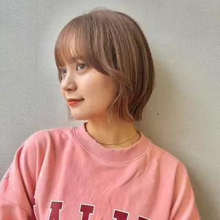 ショート Hair Resort Salon Ricetto所属・うる艶透明感カラー 🌱/星野明日香のヘアスタイル