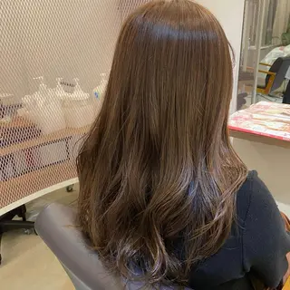 ロング 顔周りデザイン/ ママ美容師/濱ほのかのヘアスタイル