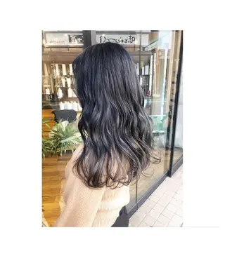 ロング カラー あらい なつみのヘアスタイル