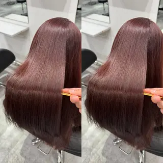 ロング 🫧髪質改善• 艶カラー持田樹🫧のヘアスタイル