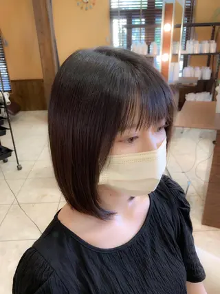 ミディアム 縮毛矯正/髪質改善 飯田公祐のヘアスタイル