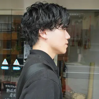 パーマ メンズ CHIC表参道所属・京都/メンズカット/ レディース/yukiのヘアスタイル