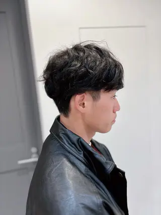 ショート パーマ メンズ REM所属・SHIBU YAのヘアスタイル
