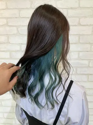 セミロング カラー 💎メンズカット/ 透明感　吉田拓海💎のヘアスタイル