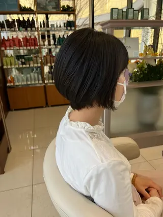 ショート 沢登 穂乃香のヘアスタイル
