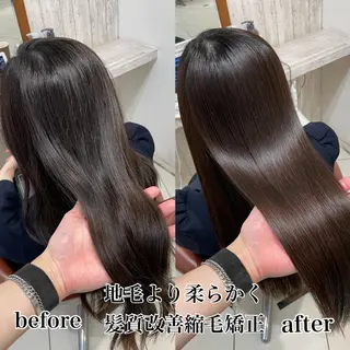 ミディアム 髪質改善縮毛矯正 kosuke_IJKのヘアスタイル