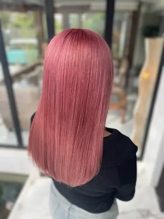 ロング SARAJU所属・ハイトーンカラー/ SARAJU　なごむのヘアスタイル