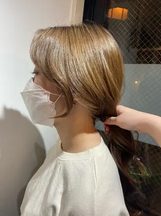 ロング Lamana所属・透明感カラー/ 加瀬たまものヘアスタイル