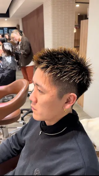 ショート メンズ NYNY/新免世翔 モデル募集中のヘアスタイル