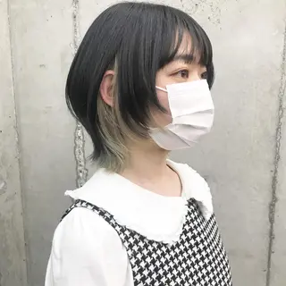 ショート カラー ✂︎ウルフ・ショート ✂︎MIKUNIのヘアスタイル
