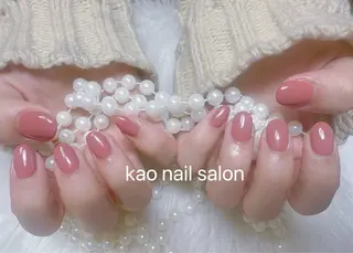 ネイル kao nail マグネット/長さだしのネイルデザイン