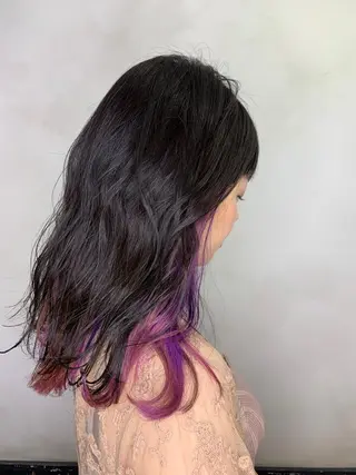 セミロング カラー ヘアアレンジ AUBE HAIRazul吉祥寺所属・綺麗な髪質にしたい方 限定🌈清水 祥のヘアスタイル