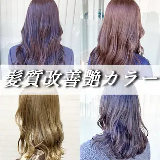 ロング カラー ✨髪質改善艶カラー/ レイヤー/アツトのヘアスタイル