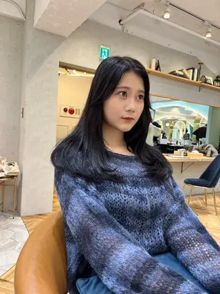 ロング 池袋/似合わせ/縮毛 髪質改善【ugen】のヘアスタイル