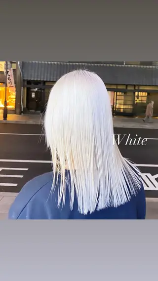 カラー ハイトーン/ブリーチ カラー/SHOGOのヘアスタイル