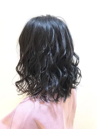 ミディアム カラー 🌈ぷる艶カラー🌈 髪質改善👑柳沼尚貴のヘアスタイル