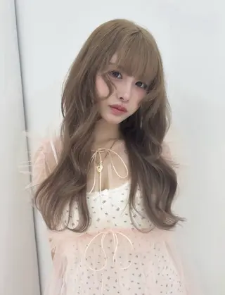 ロング ガーリーハイトーン /uki /渋谷🎀のヘアスタイル