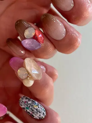 ネイル ヘアーサロン大野所属・nailsalon SWATiのネイルデザイン