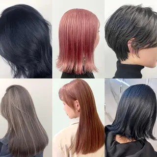 セミロング カラー 井上 健斗のヘアスタイル