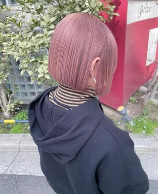 ミディアム ブリーチカラー 🤎〰️Yuunaのヘアスタイル